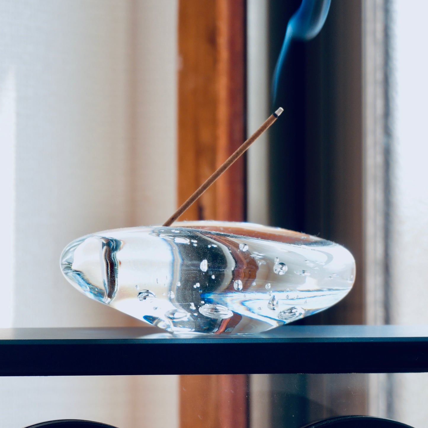 Glass Incense Holder ガラスのお香立て