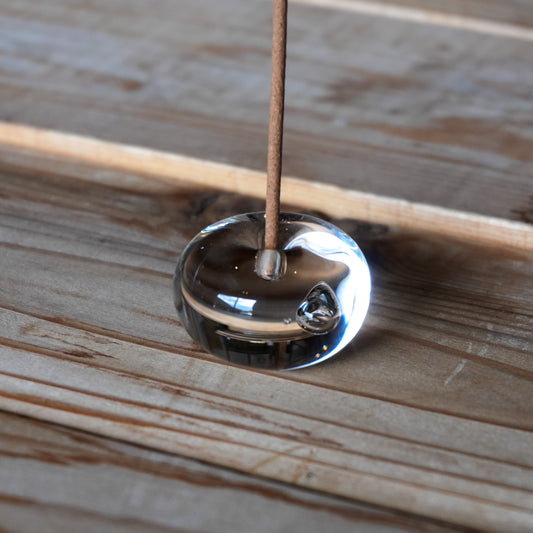 Glass Incense Holder mini ガラスのお香立て
