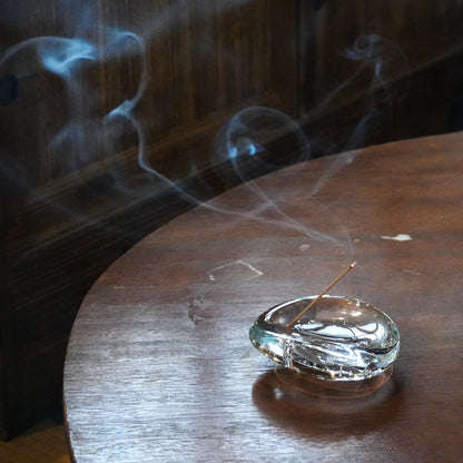 Glass Incense Holder ガラスのお香立て