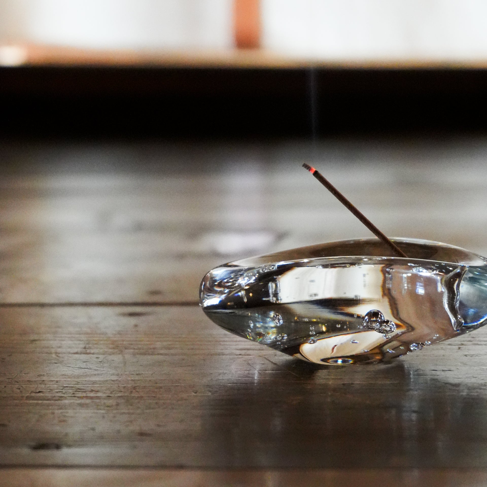 お香 TBPR / GLASS INCENSE HOLDER gray Glass Incense Holder ガラスのお香立て – noble｜Japanese Incense Brand