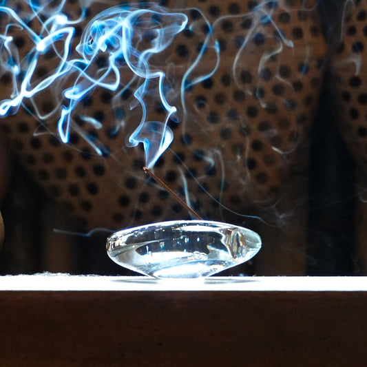 Glass Incense Holder ガラスのお香立て